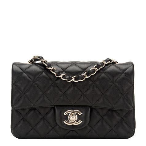 mini rectangular chanel flap|chanel classic flap small price.